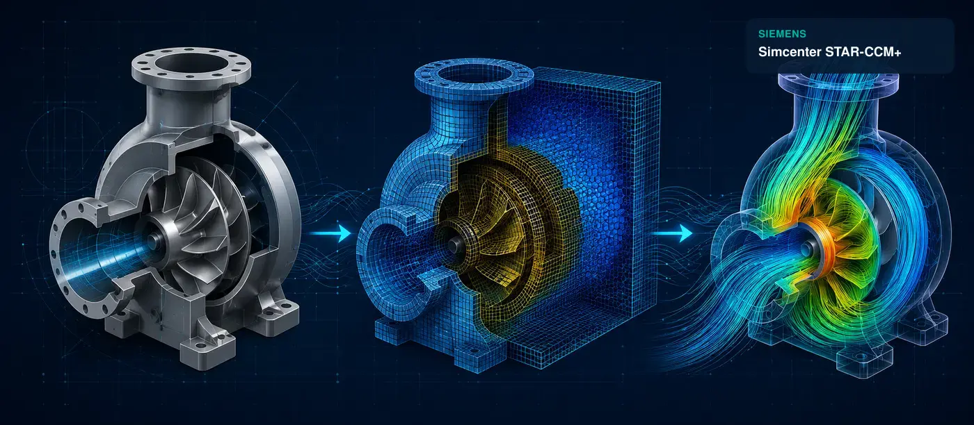 Engineering geometry and CFD workflow concept